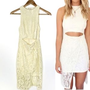 Sabo Skirt Ivory Lace Wander Dress D3